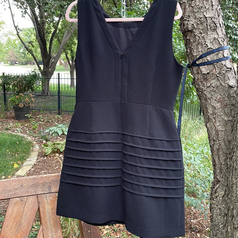 Madewell black mini dress 12. EUC - Picture 3 of 5